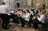 Barlby foot tappers in Selby Abbey 2004